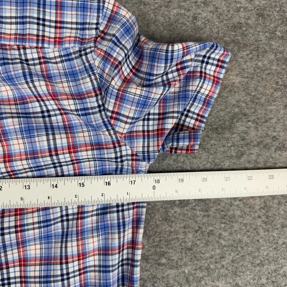 Ralph Lauren Natural Stretch Button Down Shirt Plaid Boys Medium M